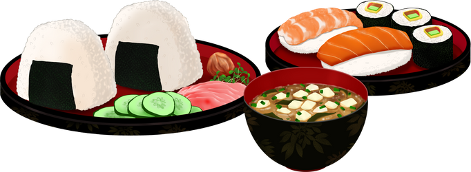 Japanese Cuisine Illustration